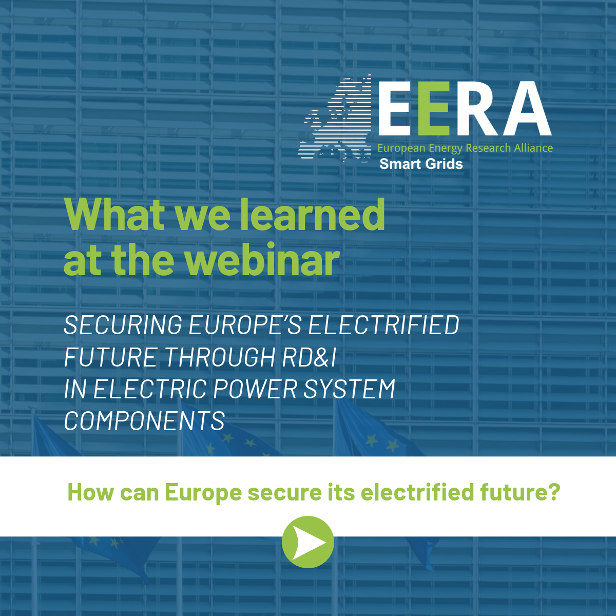 JP Smart Grids webinar highlights the strategic role of electricity grids in Europe's future under FP10