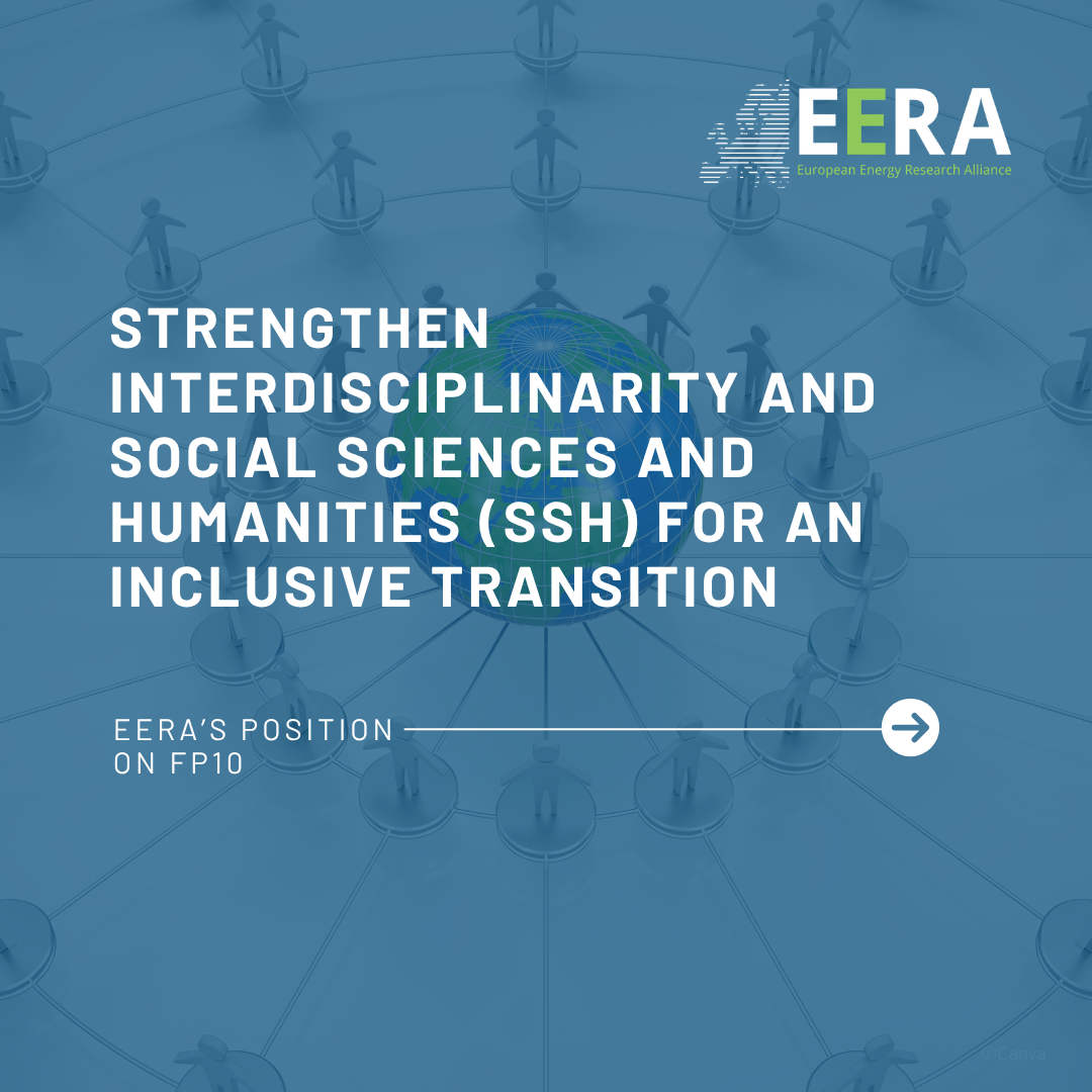FP10 Priority #3: Strengthen interdisciplinarity and social sciences and humanities (SSH) for an inclusive transition