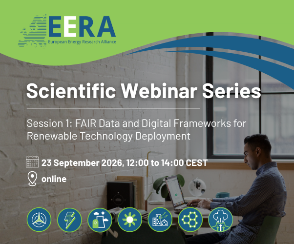 EERA scientific webinar 1: FAIR Data and cross-sector collaboration 